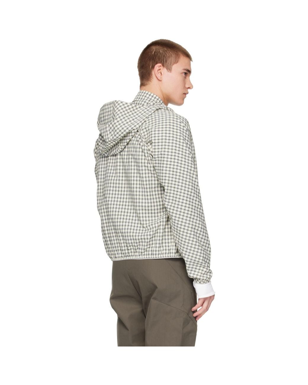 Post Archive Faction PAF Gray Runner Jacket for men