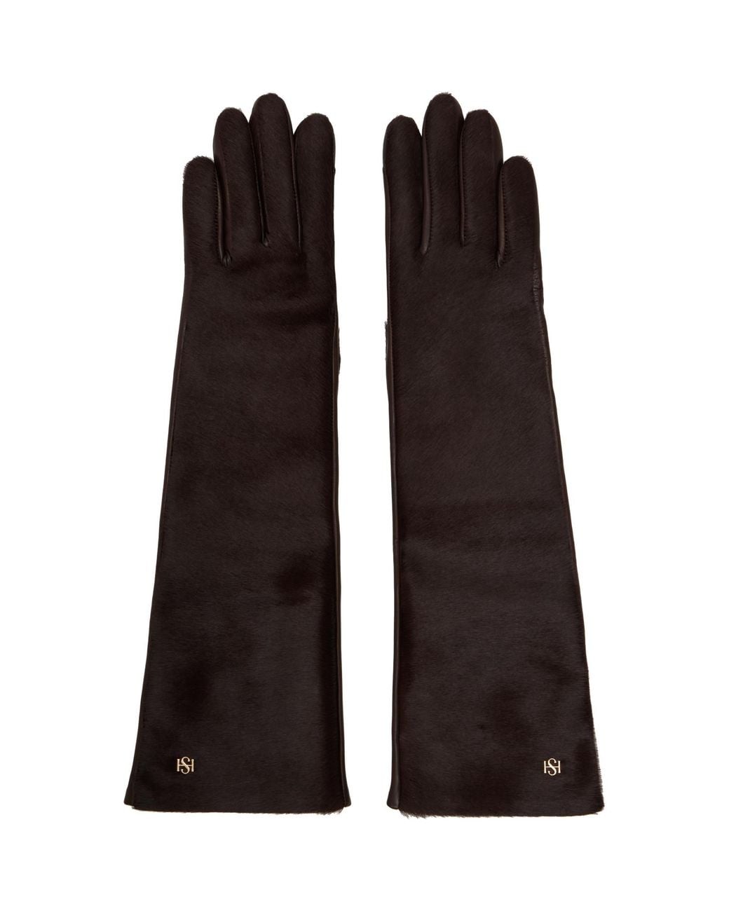Handsome Stockholm Black Essentials Long Gloves