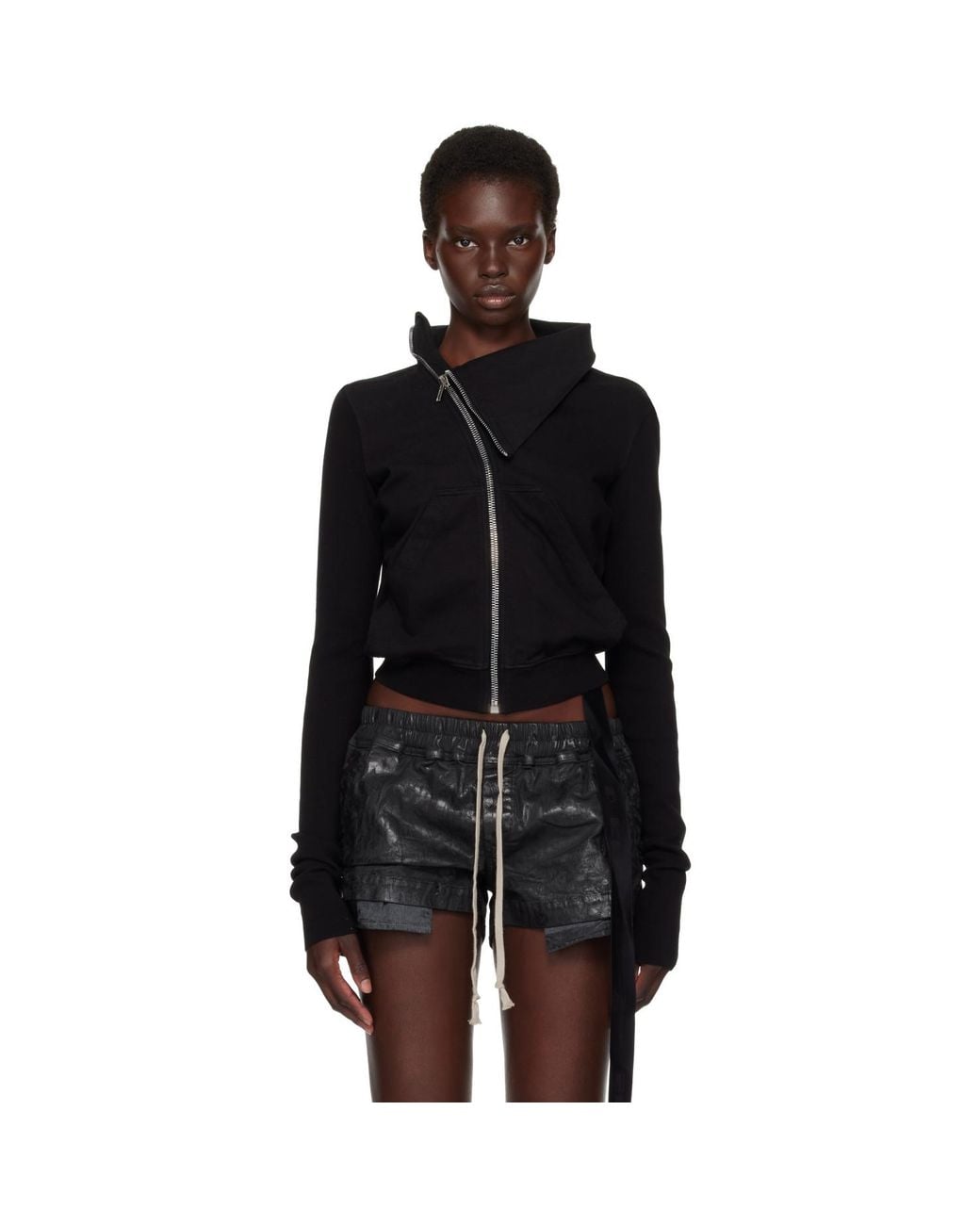 Rick Owens Black Tower Mountain Sweatshirt