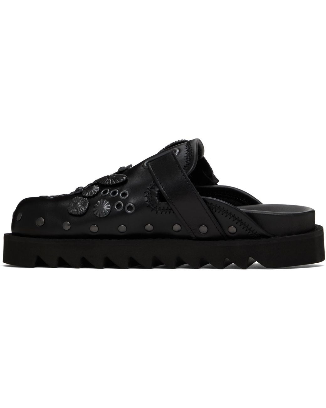 Toga Black Ssense Exclusive Aj1058 Loafers