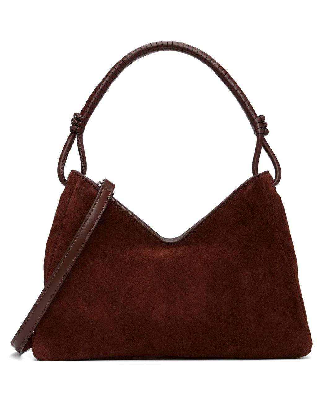 Staud Brown Valerie Shoulder Bag