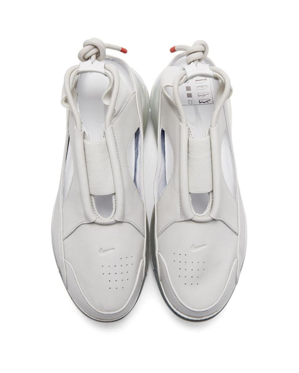 Nike Leather Grey Air Max 720 Flat Sandals in White | Lyst Canada