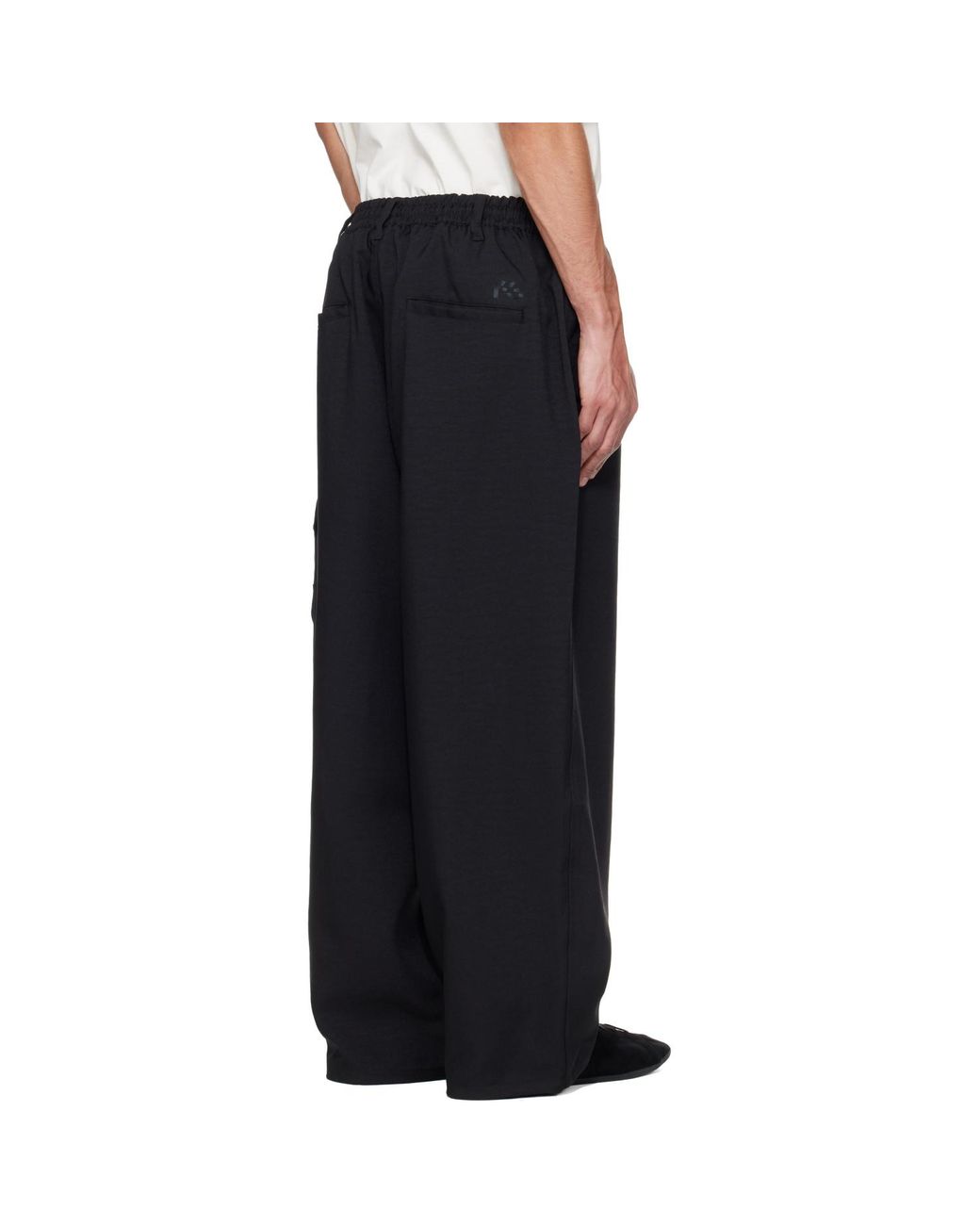 Y-3 Black Sport Uniform Straight Cargo Pants for men