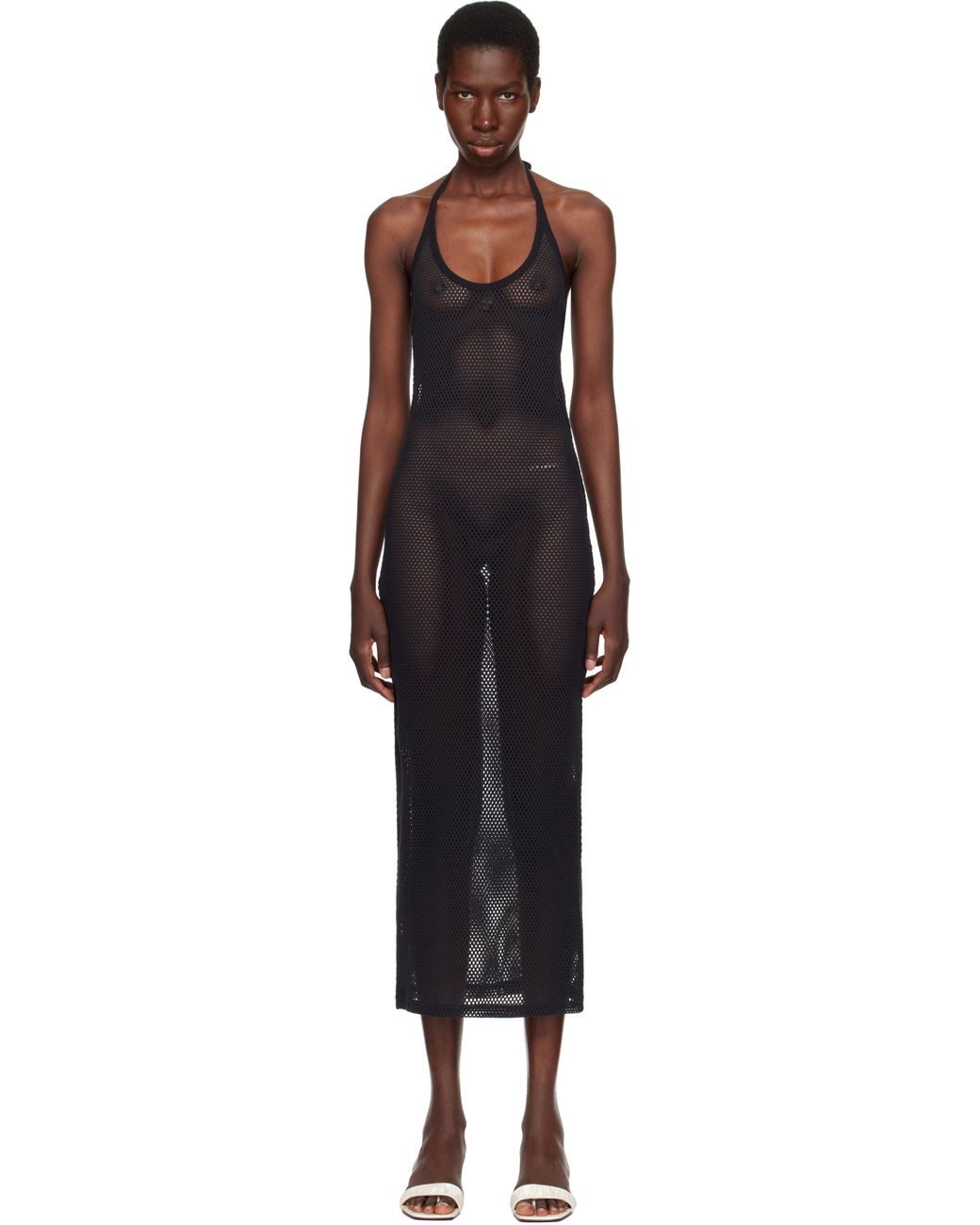 ワンピース COURREGES HOLISTIC MESH LONG DRESS HOLISTIC MESH LONG DRESS - courrèges