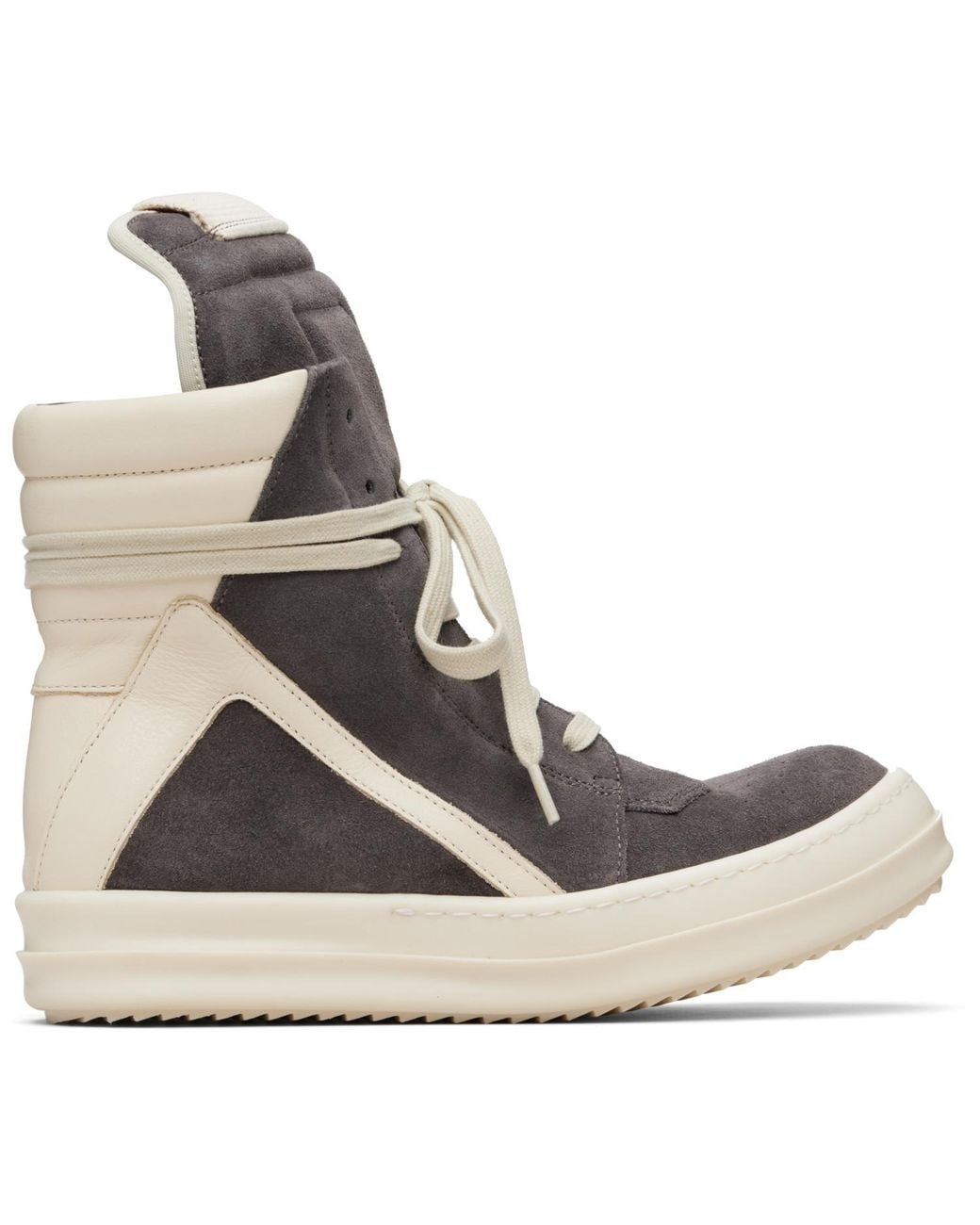 Rick Owens Multicolor Temple Geobasket Sneakers