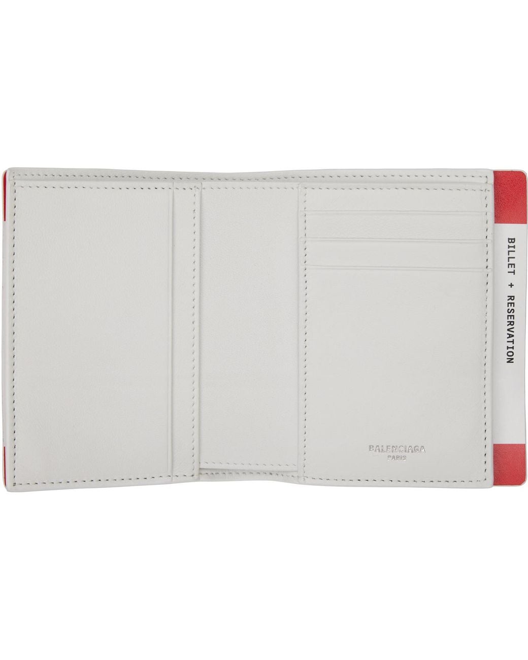 Balenciaga Red Passport Boarding Wallet for men