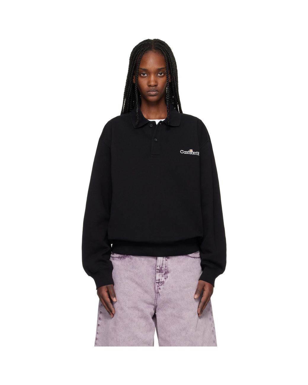 Carhartt Black Wip Label Polo