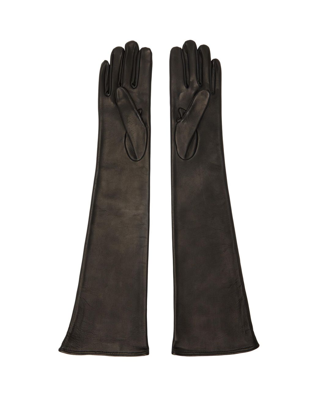 Coperni Gray Long Patch Gloves
