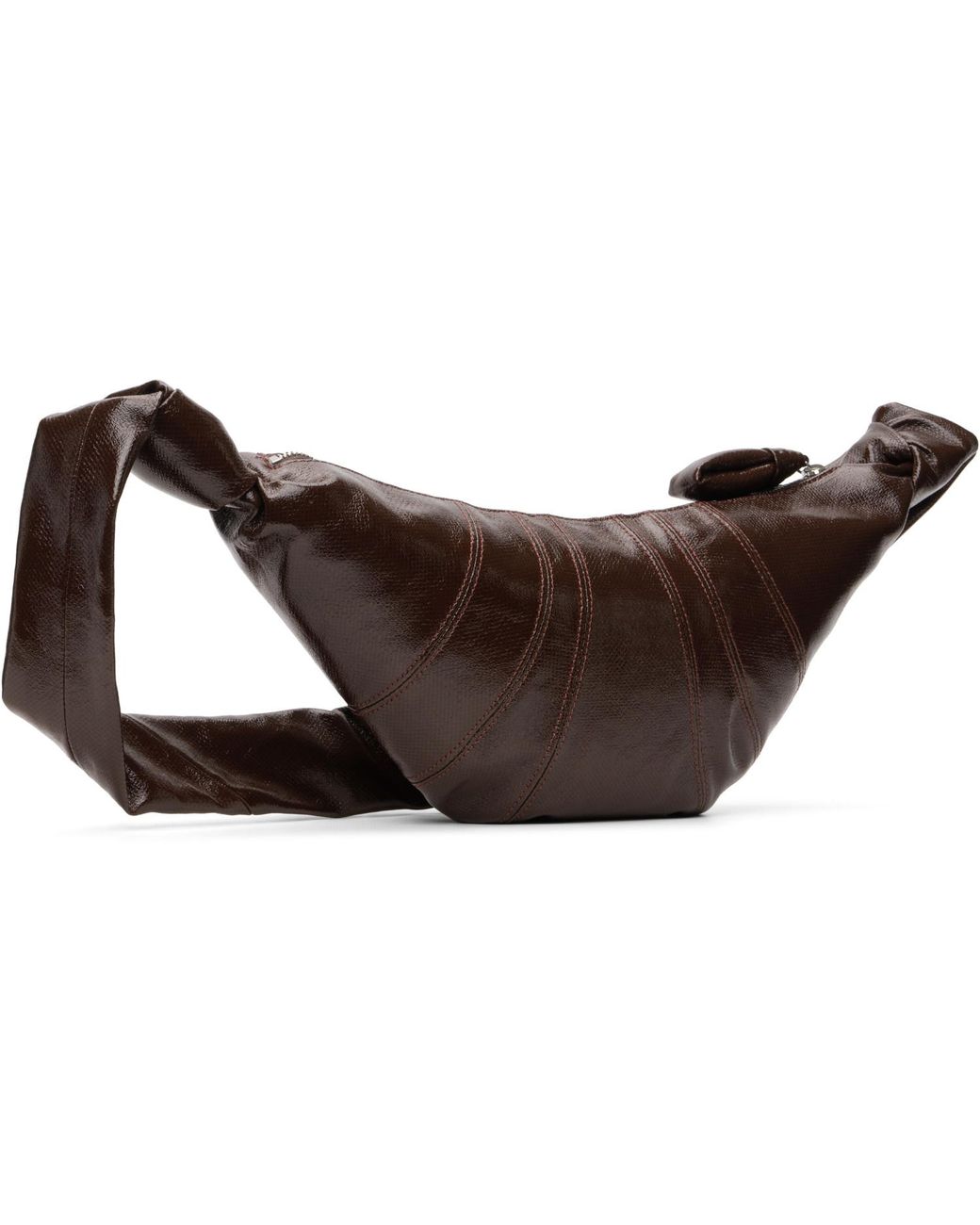 Lemaire Brown Small Croissant Bag for men