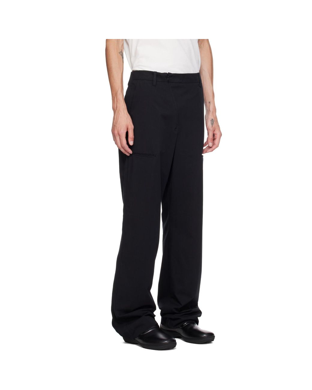 Kiko Kostadinov Black Graatsma Trousers for men