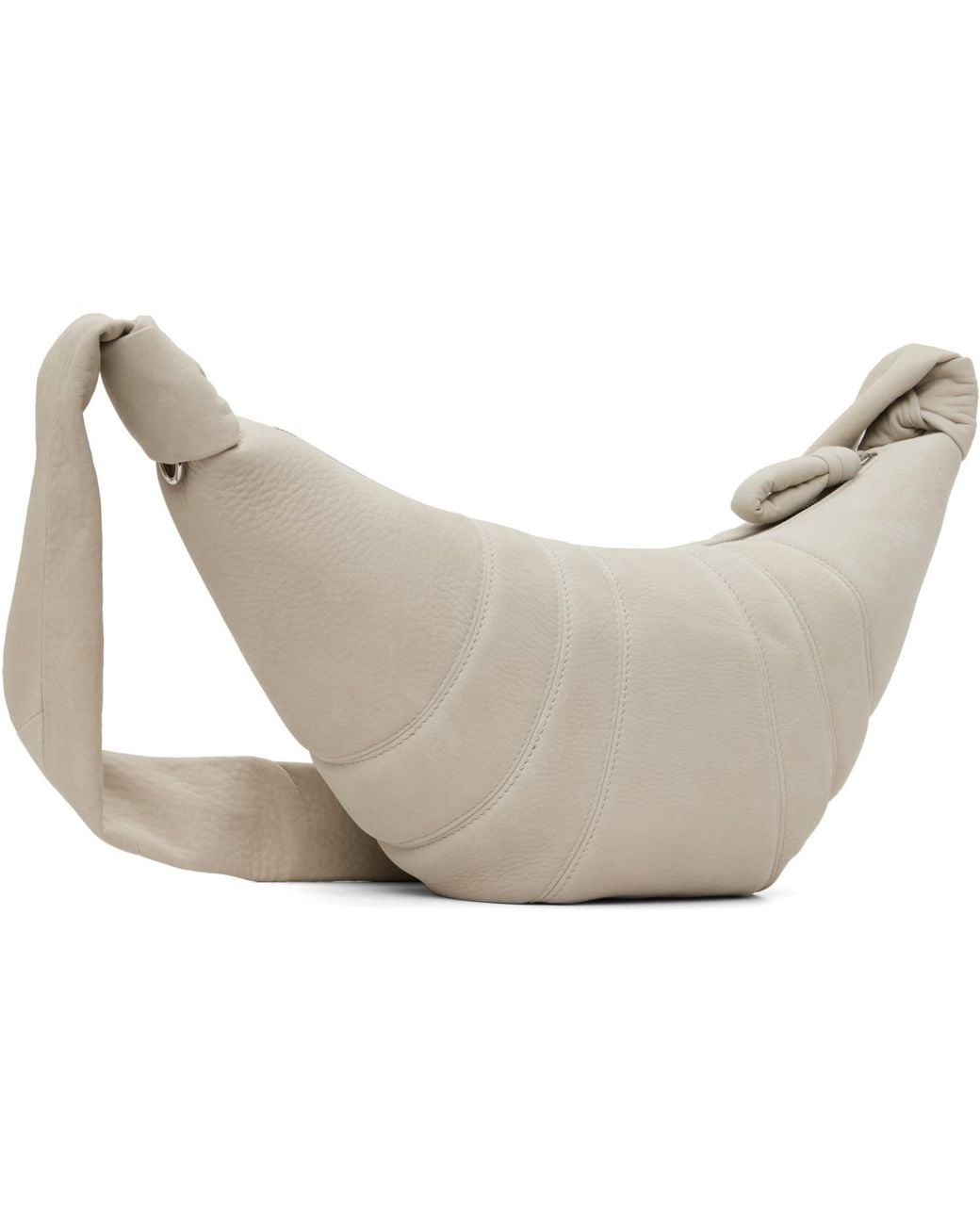 Lemaire White Off- Medium Croissant Bag for men