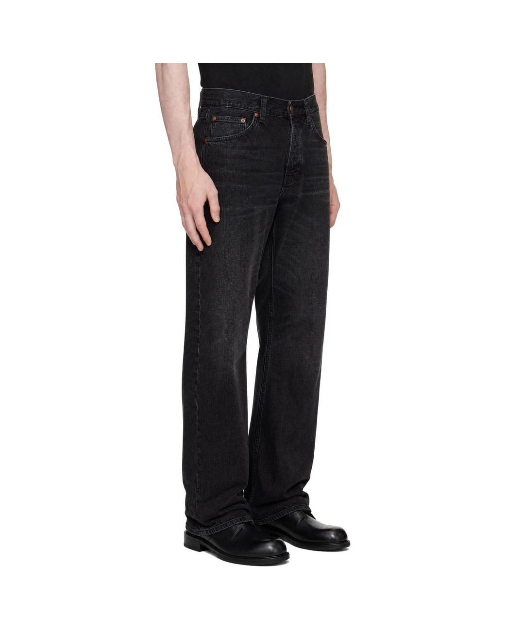 Nudie Jeans Black Loud Larry Jeans for men