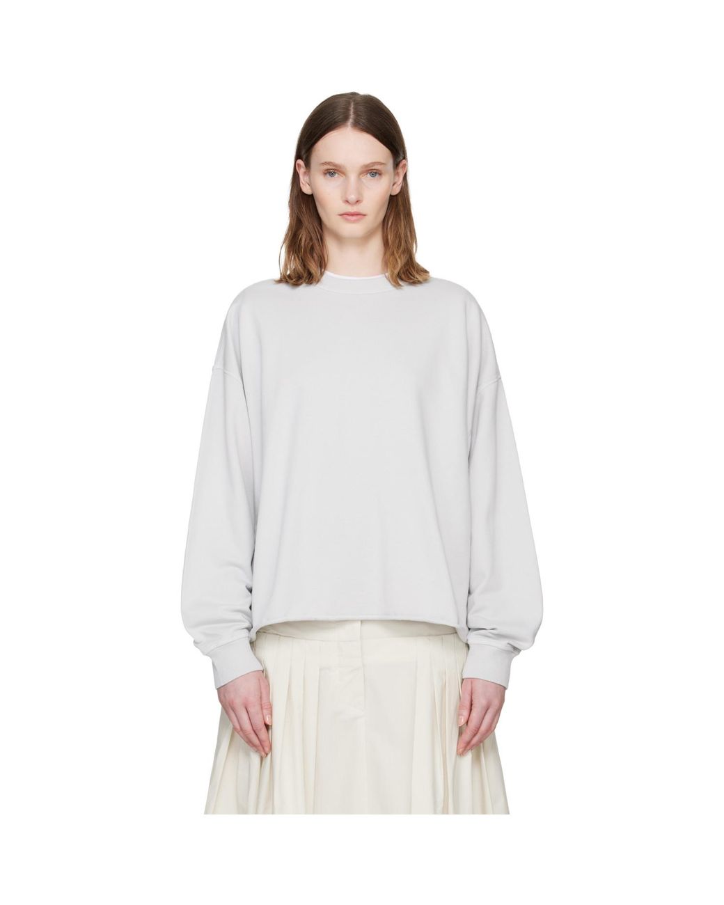 YMC White Studio Sweatshirt