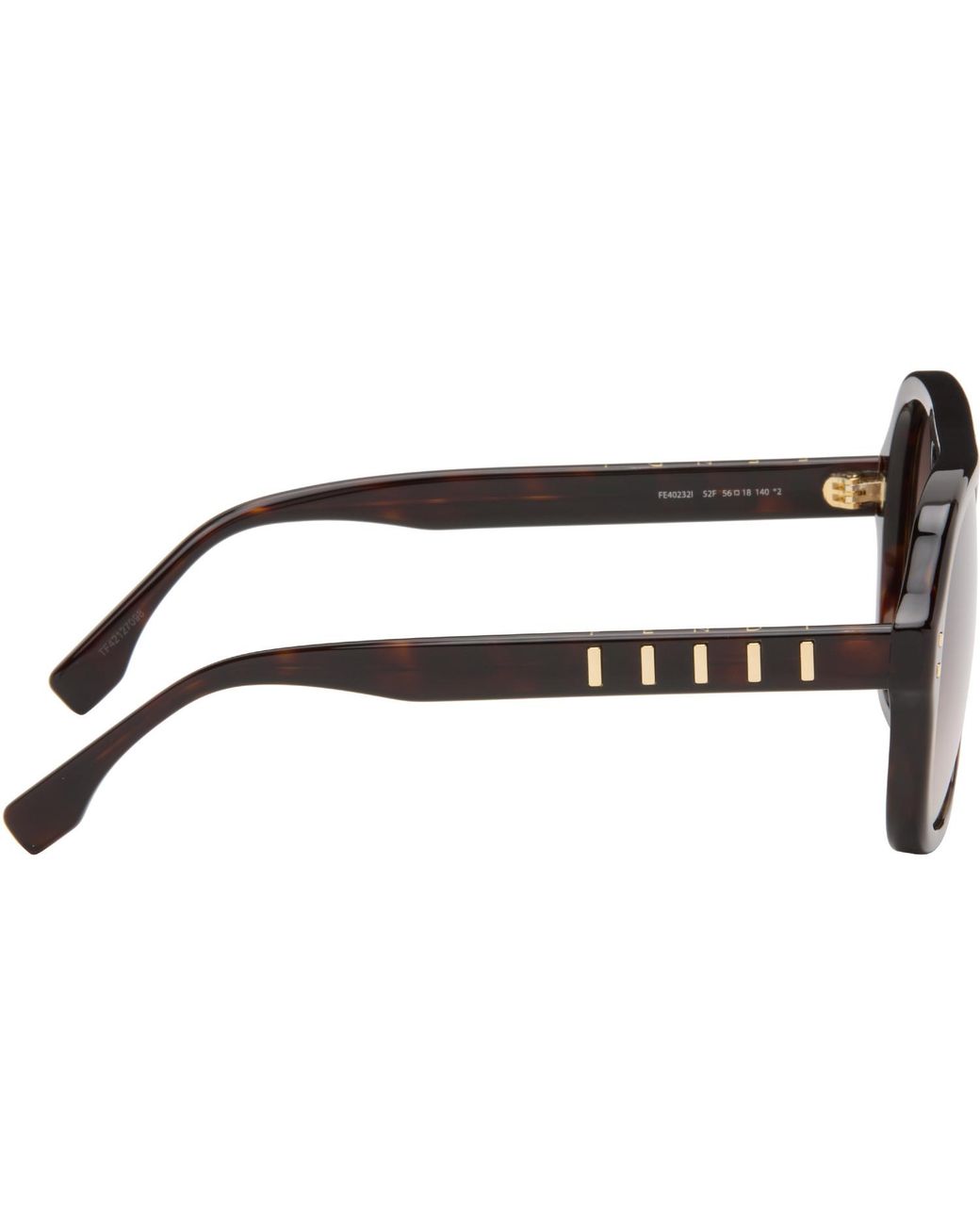 Fendi Brown Five Sisters' Sunglasses