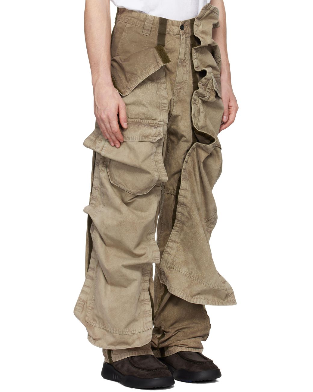 y-project-WASHED-KHAKI-Khaki-
