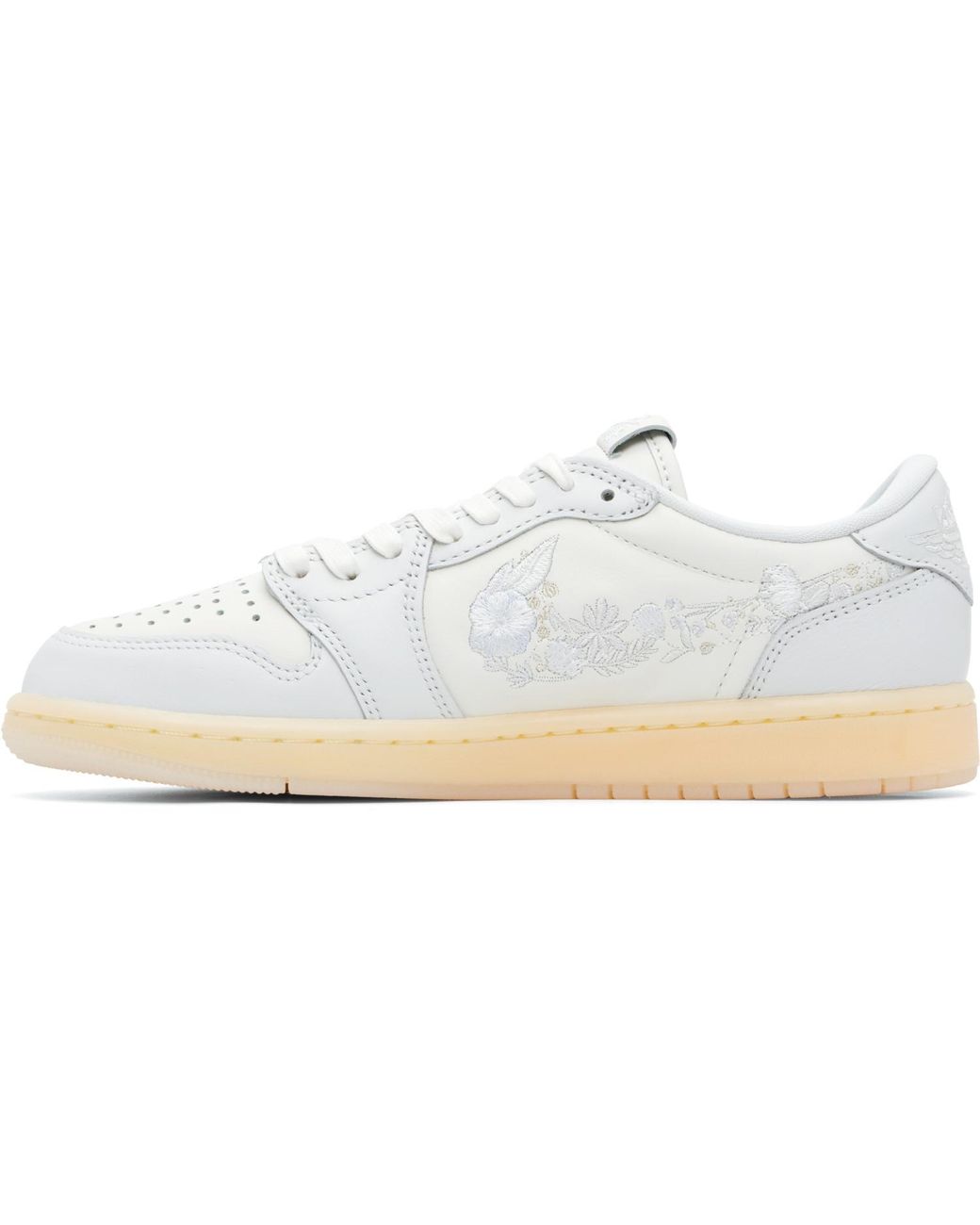 Nike White Off- Air Jordan 1 Low Og Sneakers for men