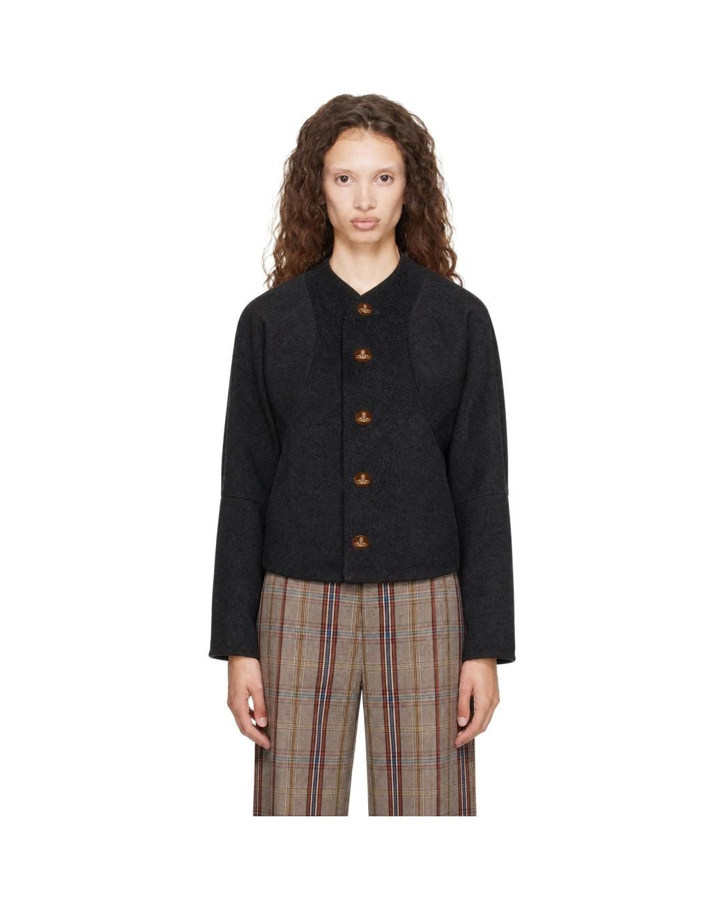 Vivienne Westwood Black Pourpoint Jacket