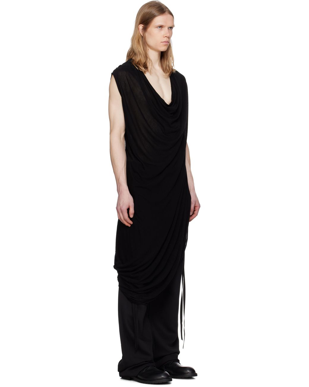 Julius Drape Top in Black for Men | Lyst