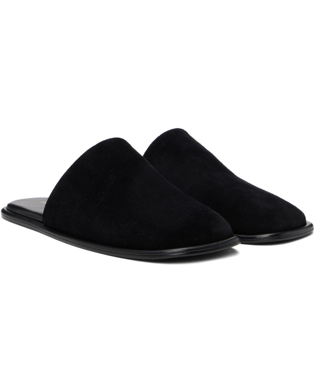 La Collection Black Cameron Slippers