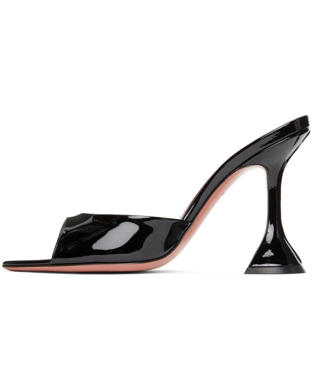 AMINA MUADDI Leather Patent Caroline 