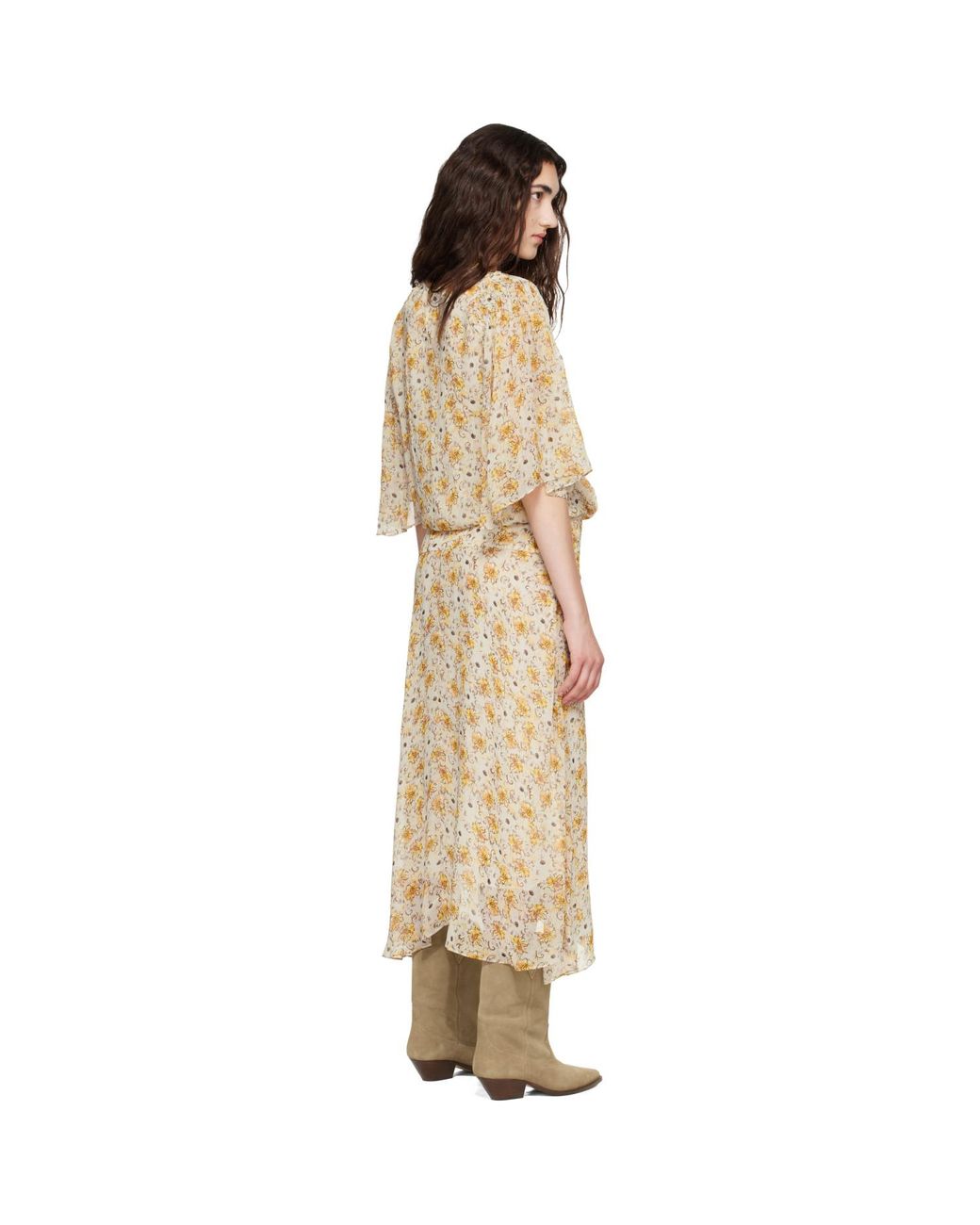 Isabel Marant Metallic Firda Midi Dress