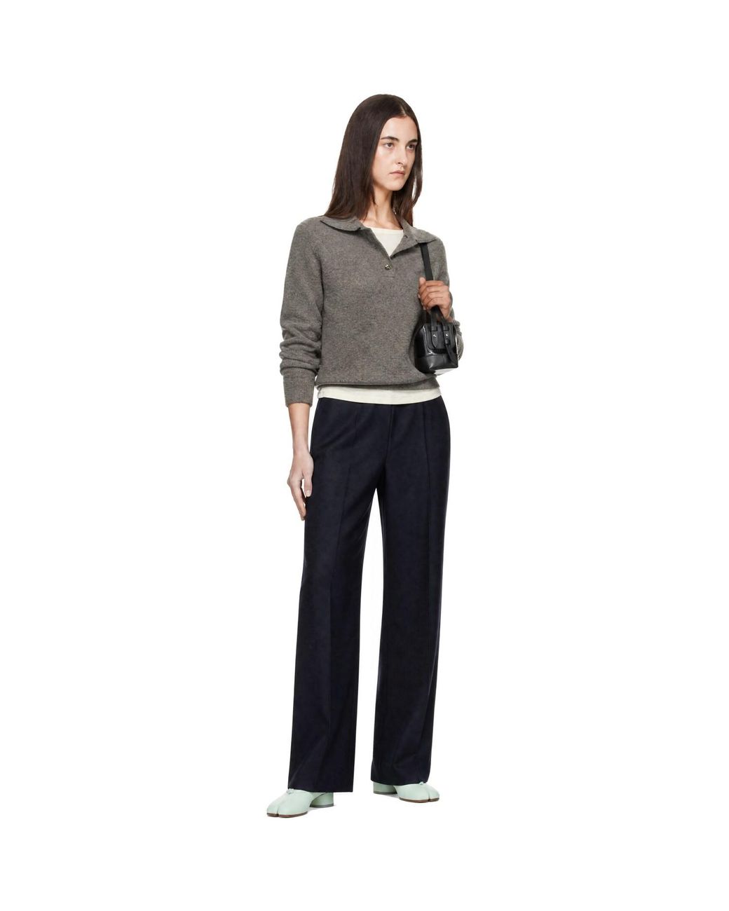 Maison Margiela Blue Minimal Trousers