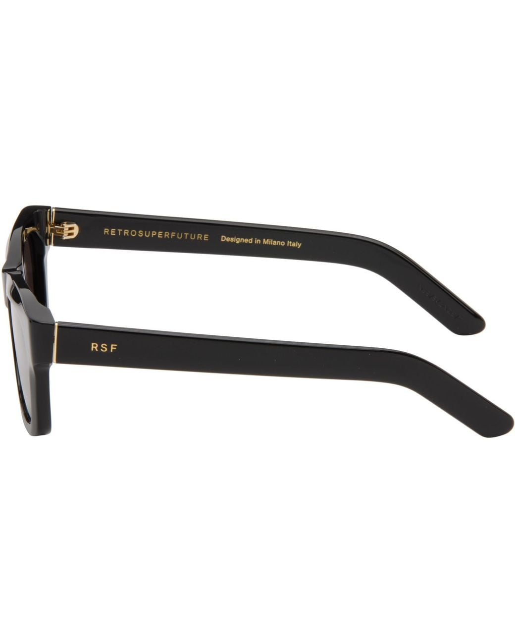 Retrosuperfuture Black Sintesi Sunglasses for men