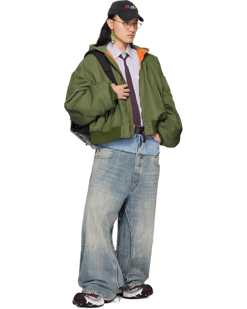 パンツ TOMOBALENCIAGA Cut Up Baggy Pants パンツ TOMOBALENCIAGA Cut Up Baggy Pants Men's Cut-up Baggy