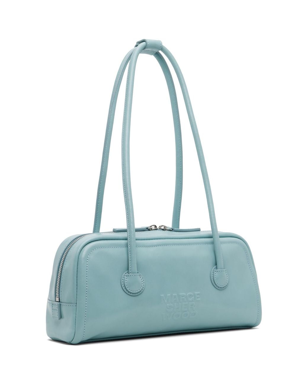 MARGE SHERWOOD Blue Soft Boston Ew Bag