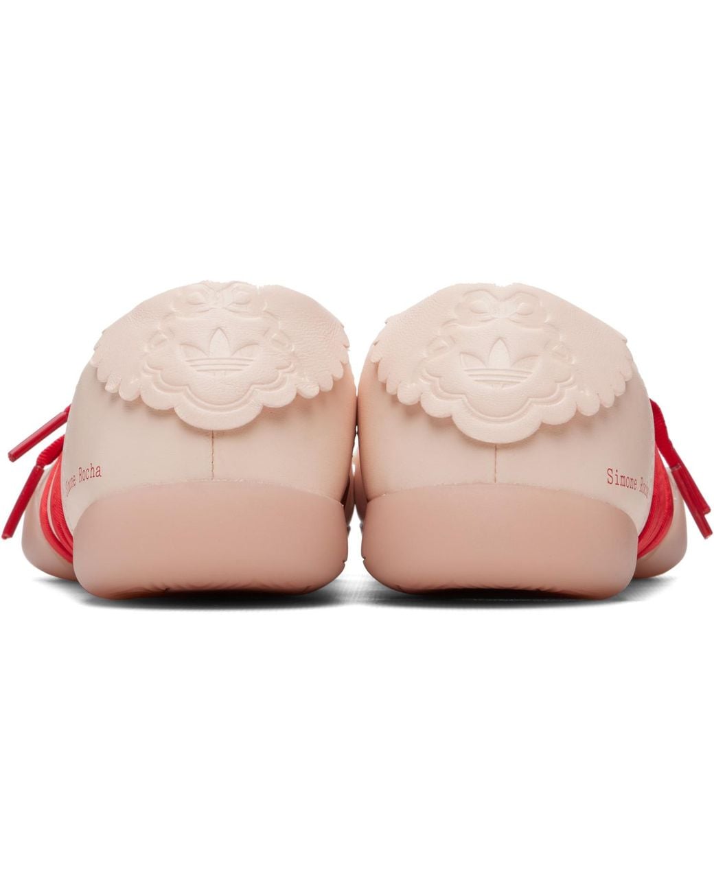 Simone Rocha Red Adidas Originals Edition Taekwondo Ballerina Sneakers