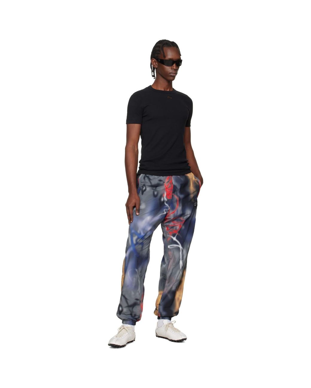 DIESEL Blue P-Arelion Sweatpants for men