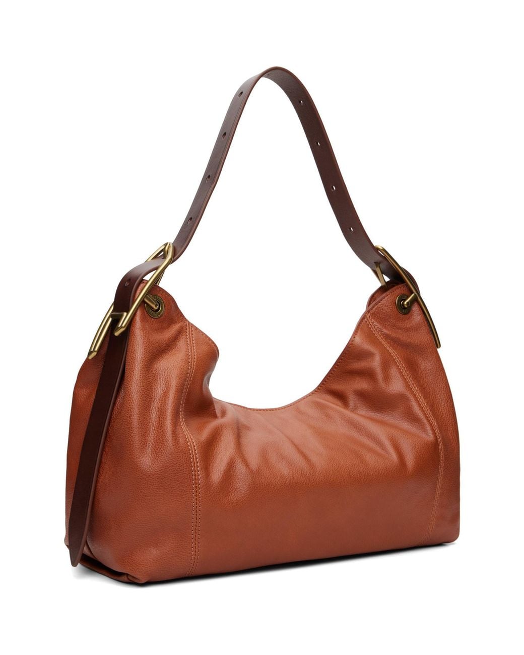 DIESEL Brown D-Line Shoulder Bag for men