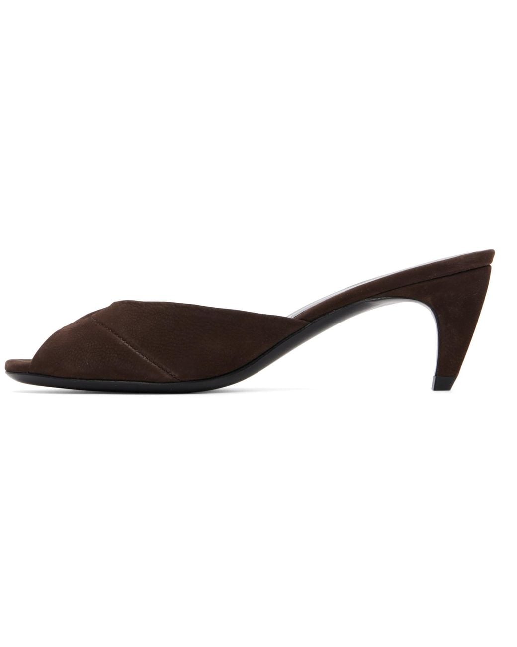 Jude Brown Cave Mule Heeled Sandals