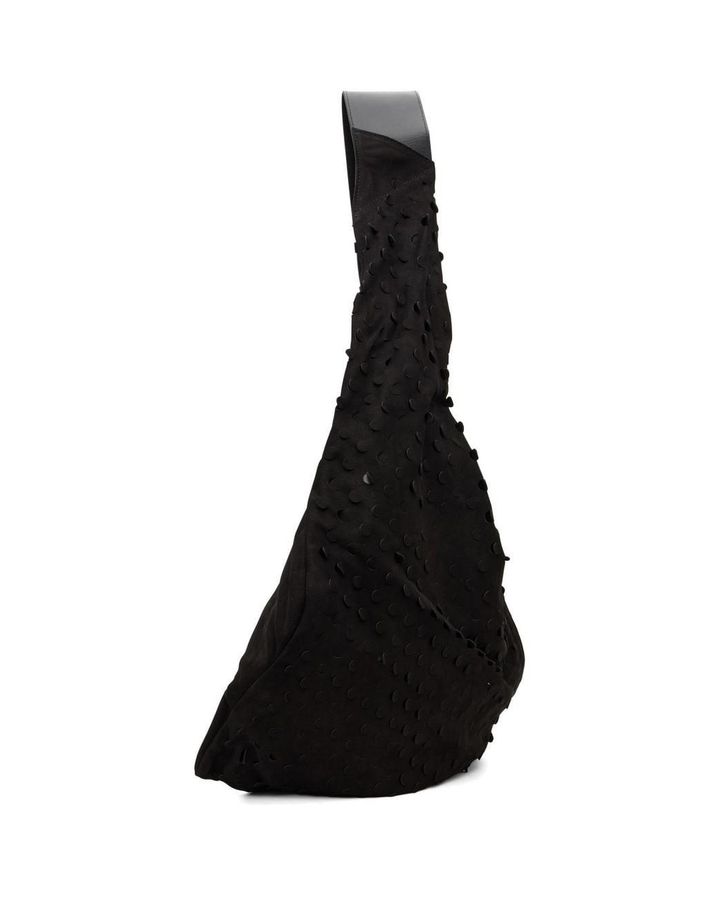 Kiko Kostadinov Black Fiore Twisted Bag