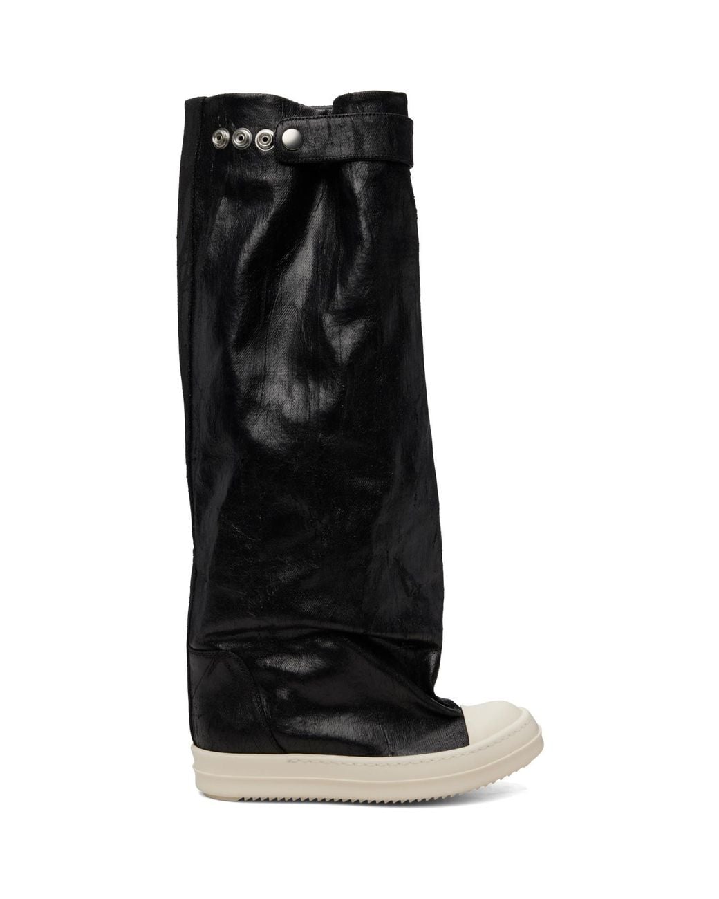 Rick Owens Black Tower Elephant Tall Boots