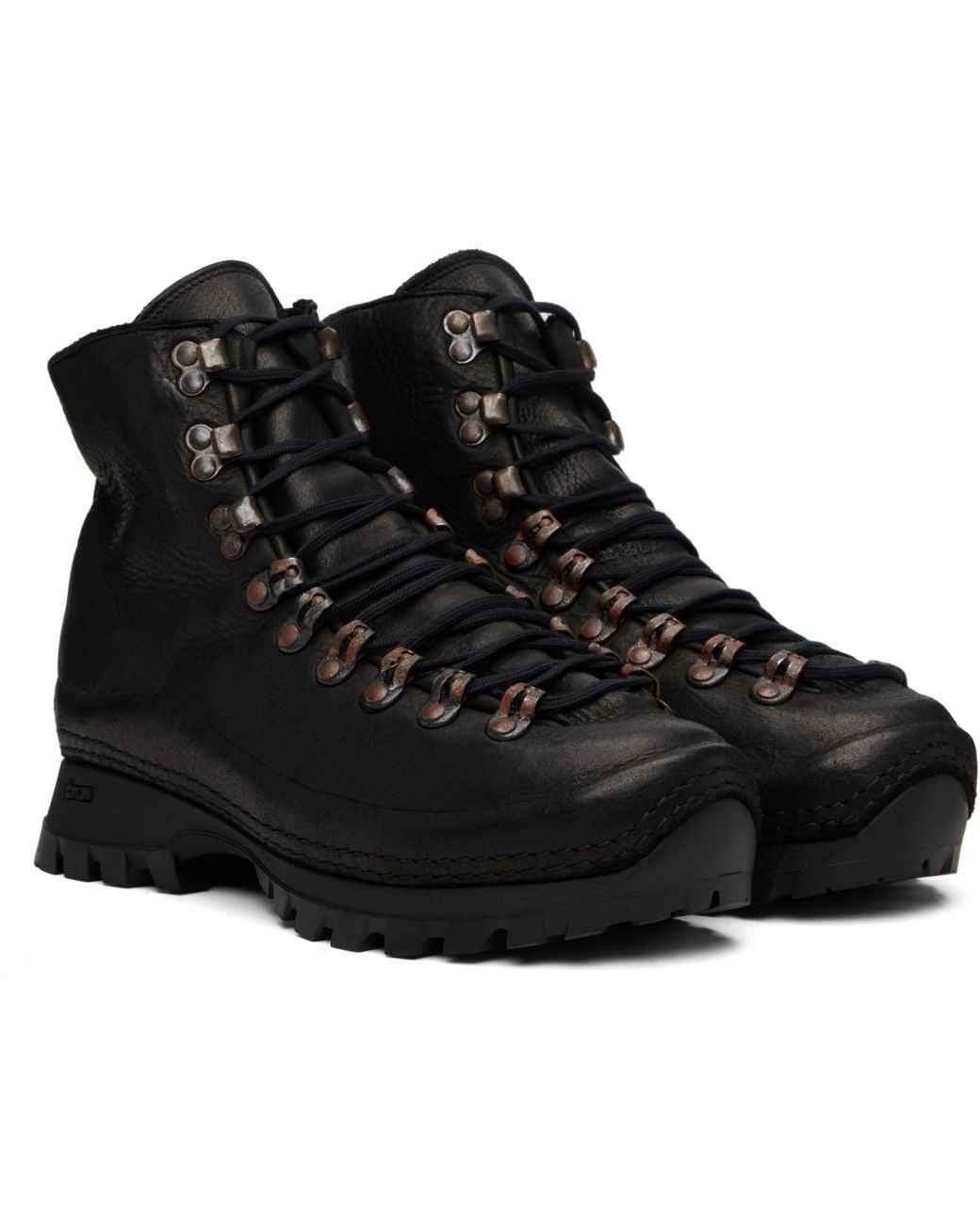 Guidi Black Hiking Boots for men