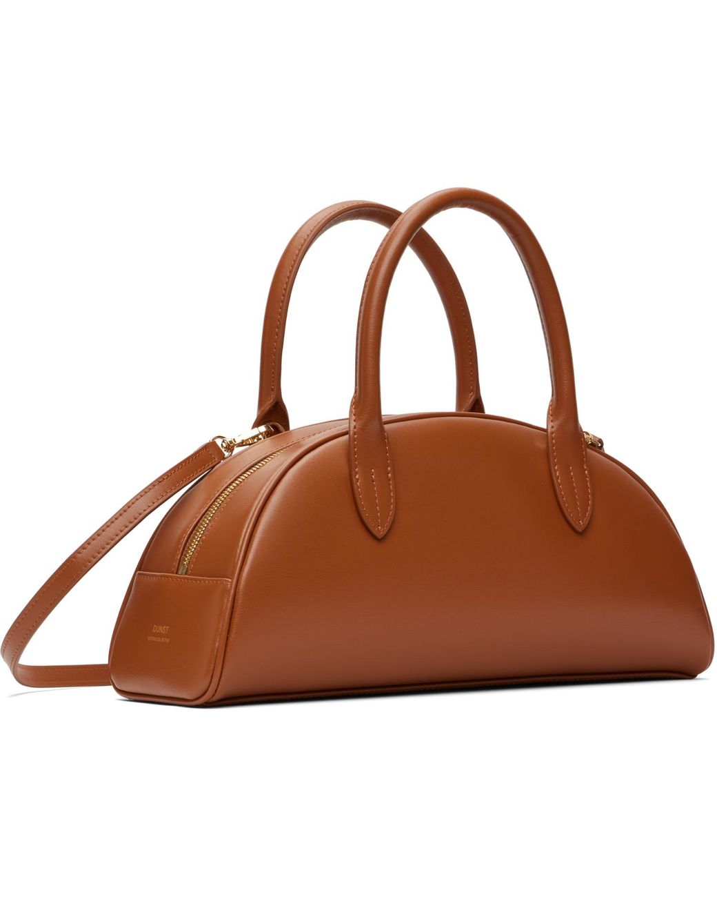 DUNST Brown Classic Bowling Bag