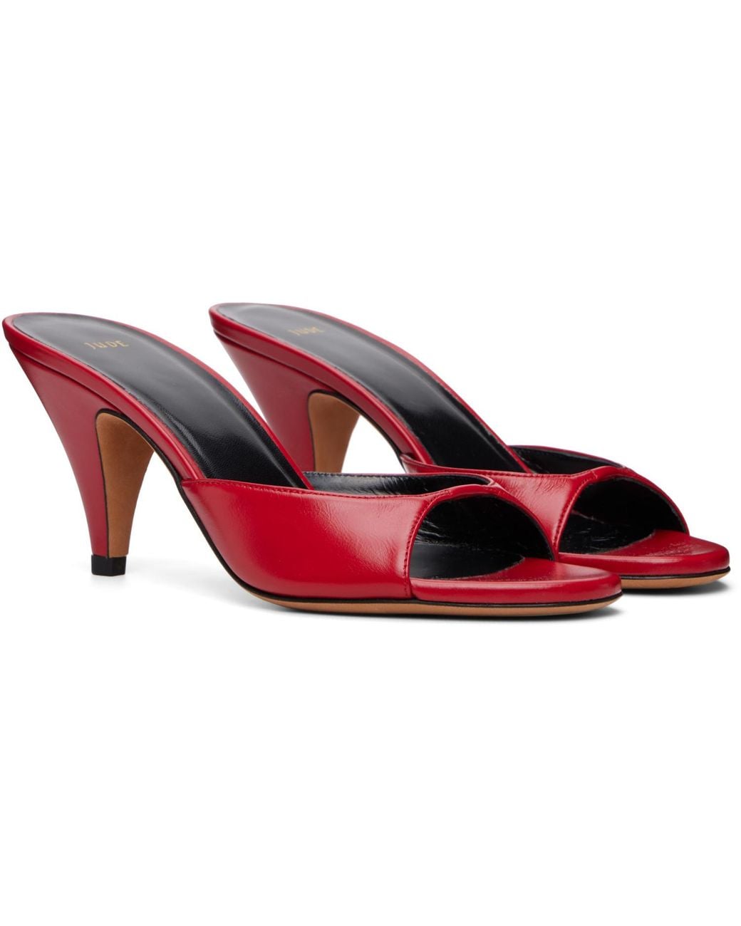 Jude Red Haze Heeled Sandals