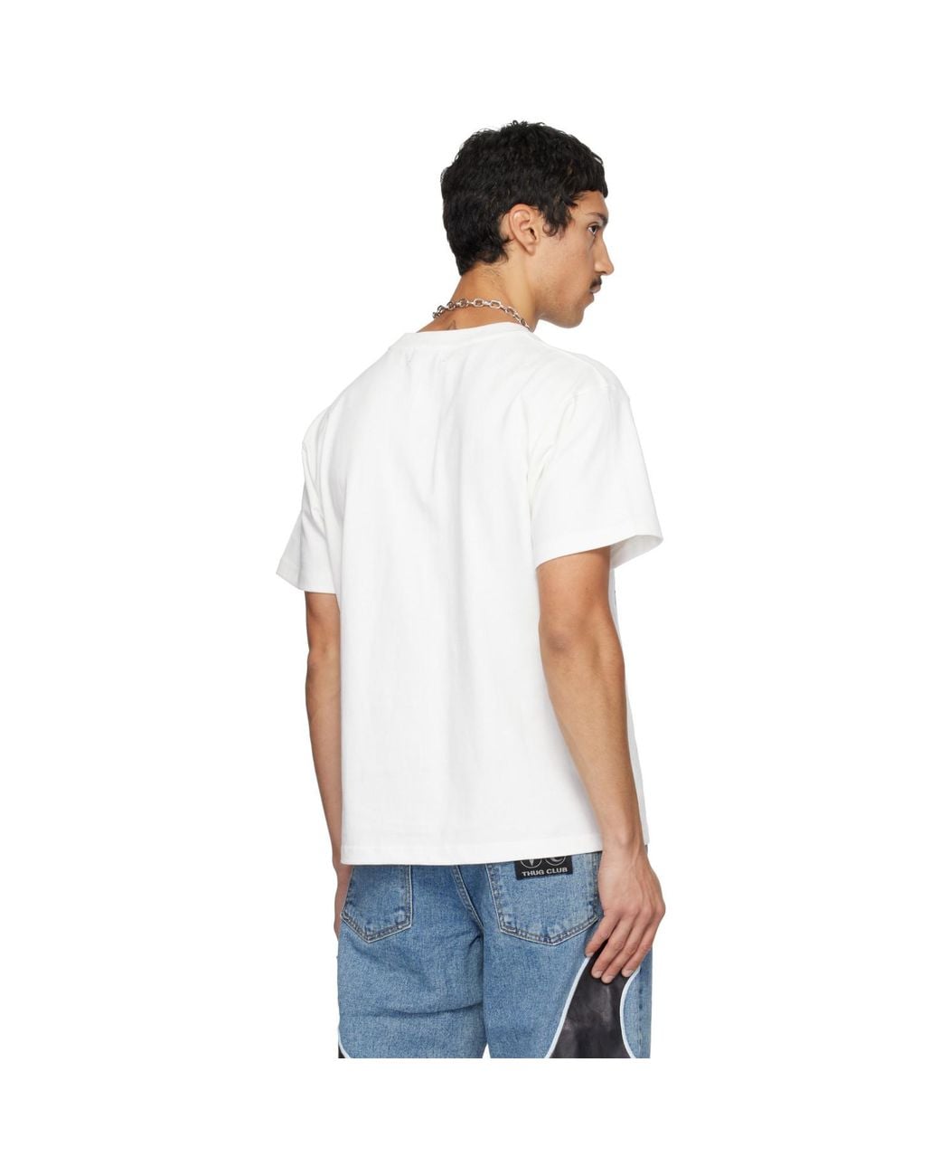 THUG CLUB Blue Samja T-Shirt for men