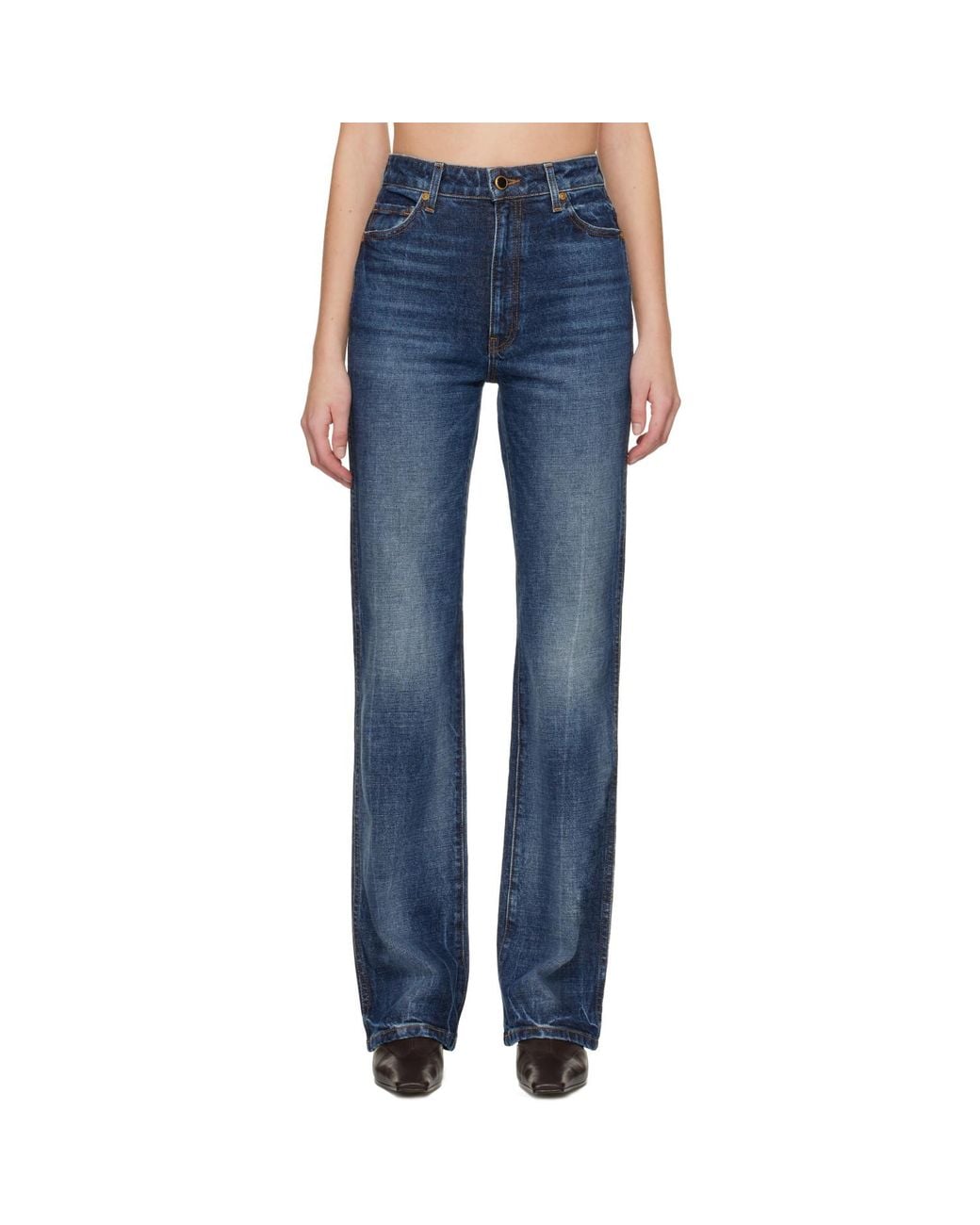 Khaite Blue Danielle Jeans
