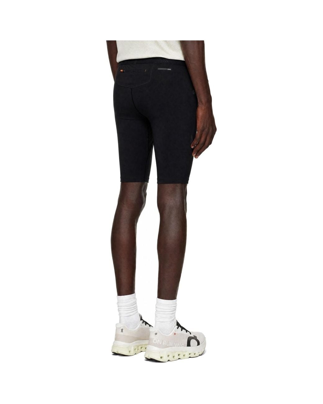 Soar Running Black Half Tights Running Shorts for men