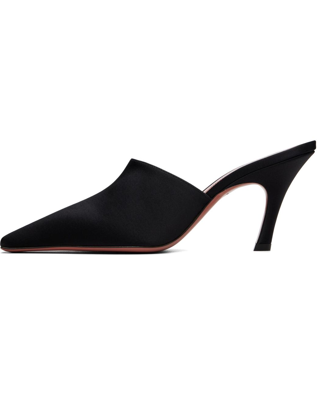 AMINA MUADDI Black Jamie Mule Heels