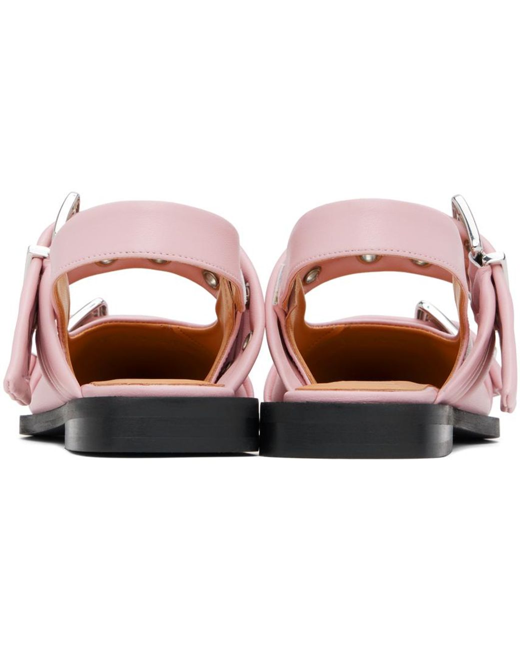 Ganni Feminine Buckle Ballerina Flats in Black | Lyst Ganni Feminine Buckle Ballerina Flats in Black | Lyst