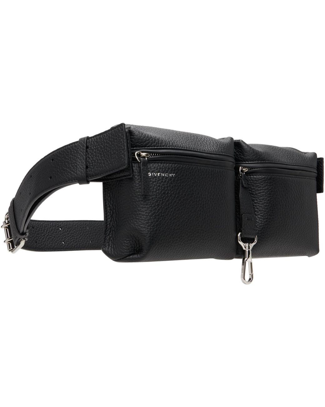 Givenchy Black Fold Belt Bag for men