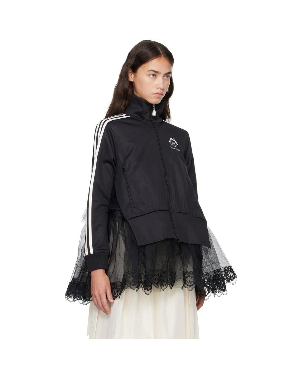 Simone Rocha Black Adidas Originals Edition Tulle Jacket