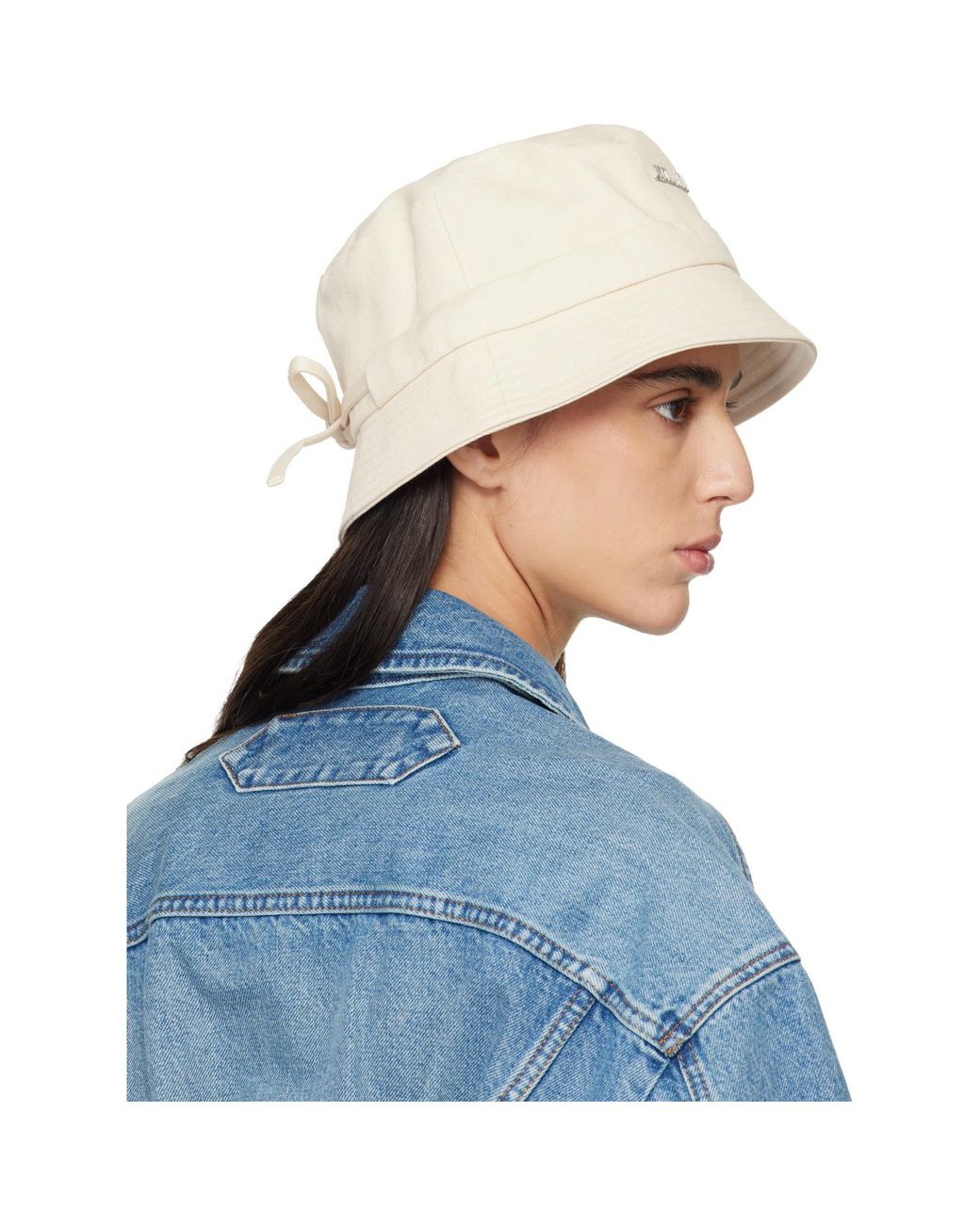 Jacquemus Blue Off- Les Classiques 'The Gadjo' Bucket Hat