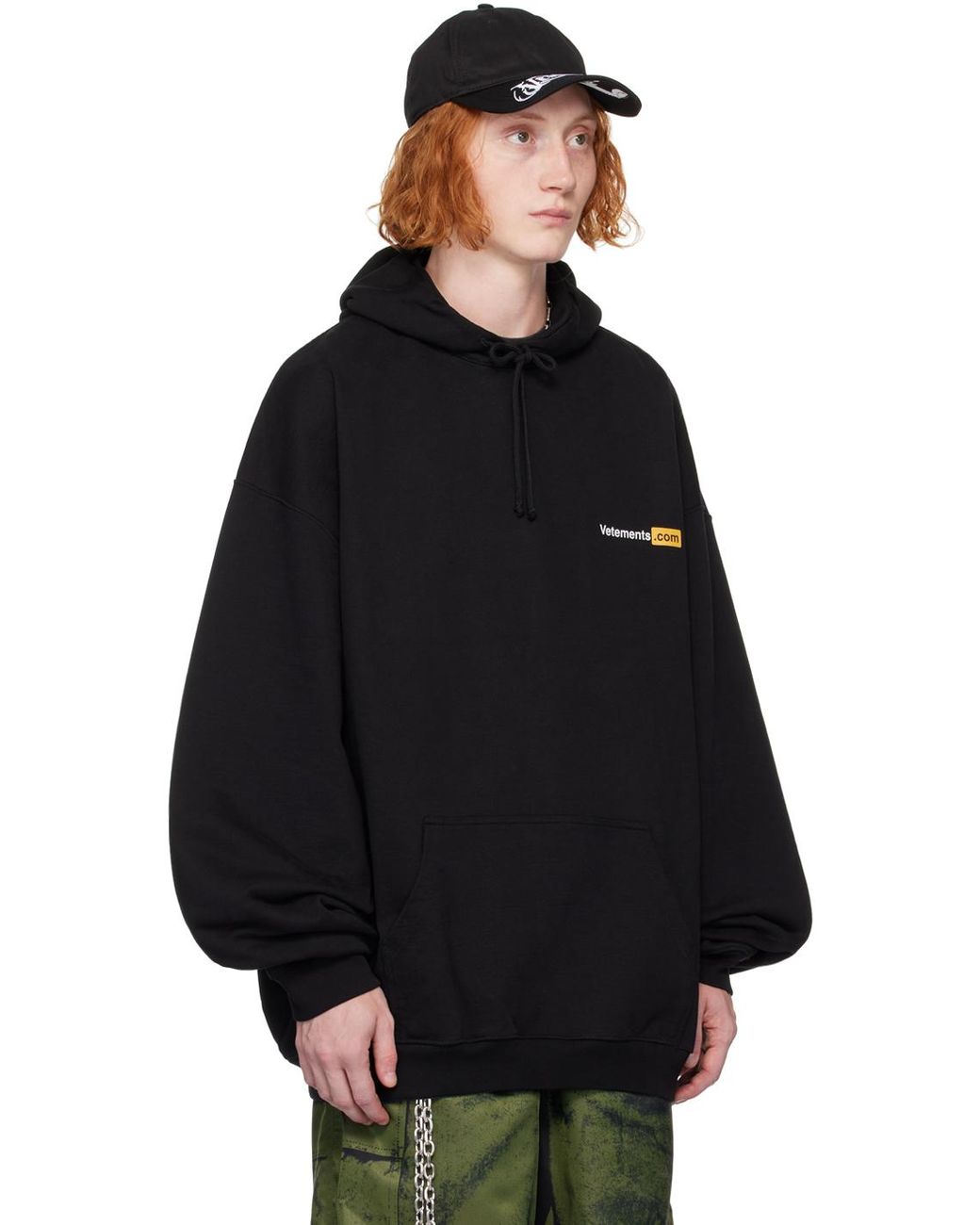 Vetements Xxx Logo Hoodie in Black for Men | Lyst UK