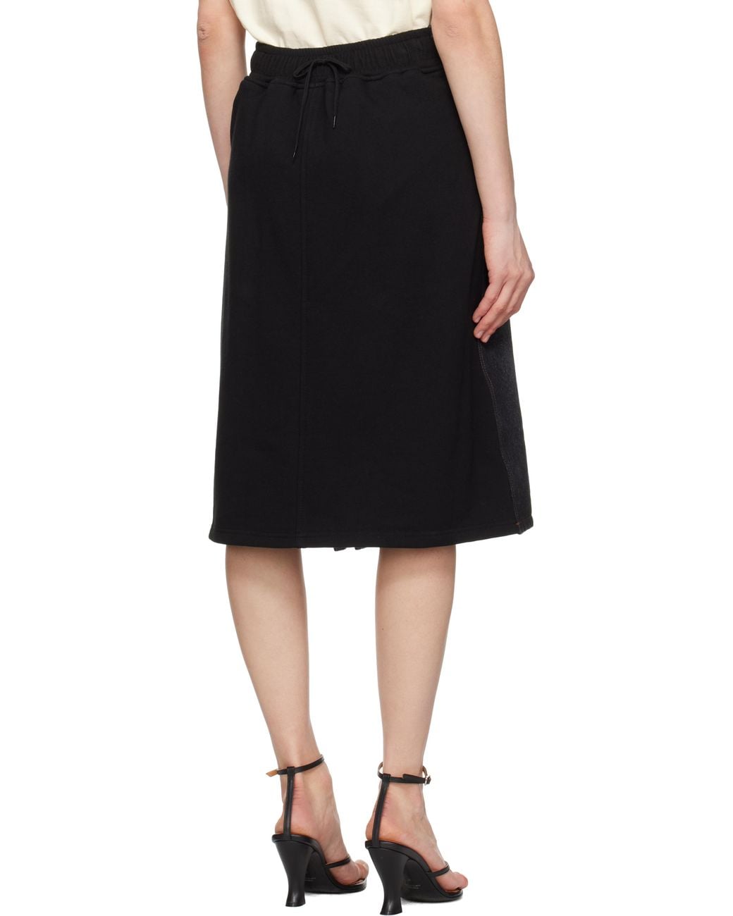 Pushbutton Black Hybrid Regular Skort