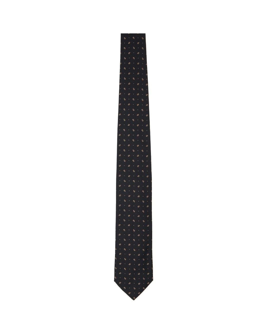 sunflower Black Silk Tie for men