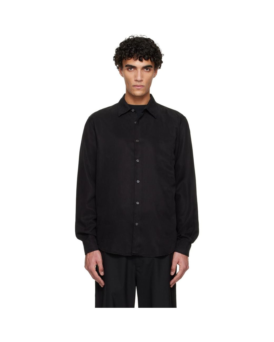 Hope Black Regular Fit Shirt for men